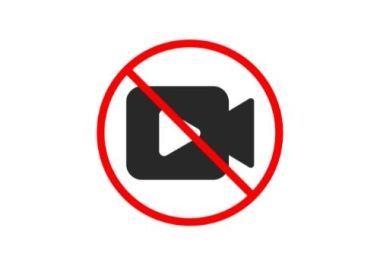 video audio recording prohibited